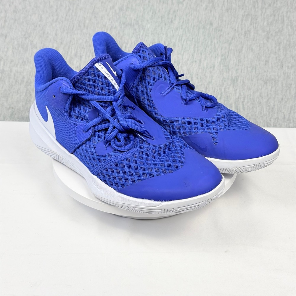 Nike Zoom Hyperspeed Court Womens 8.5 Volleyball Shoes Blue White CI2963-410 - Picture 3 of 10